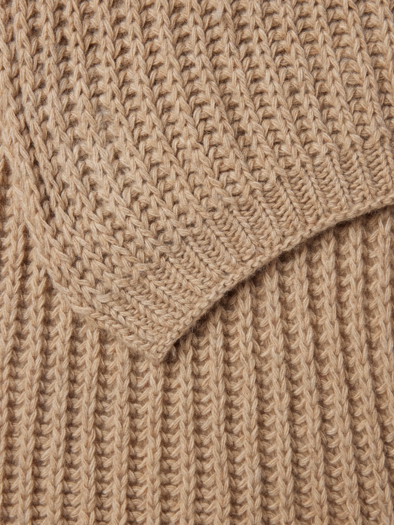 Schal in Ripp-Optik Modell 'Dino' in camel