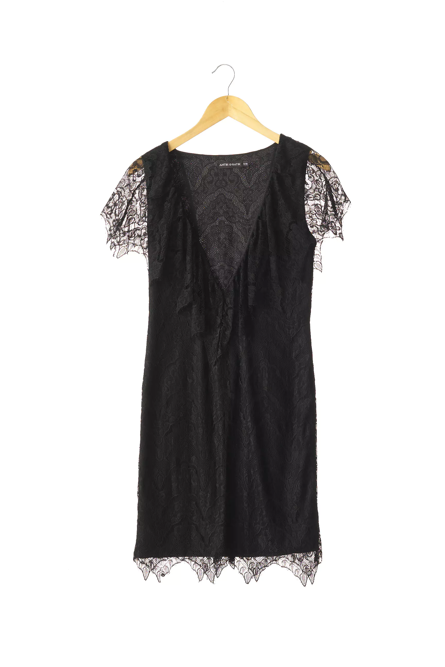 Antik Batik Robes Mi Longues Femme couleur noir