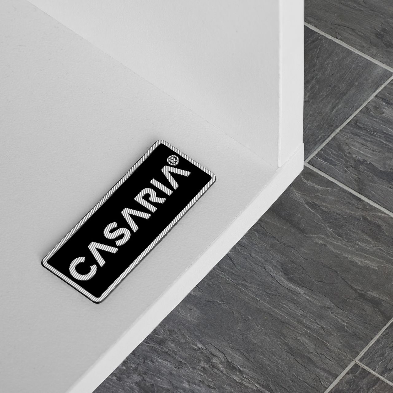 Casaria Bücherregal Skylar Weiß 106x30x30cm