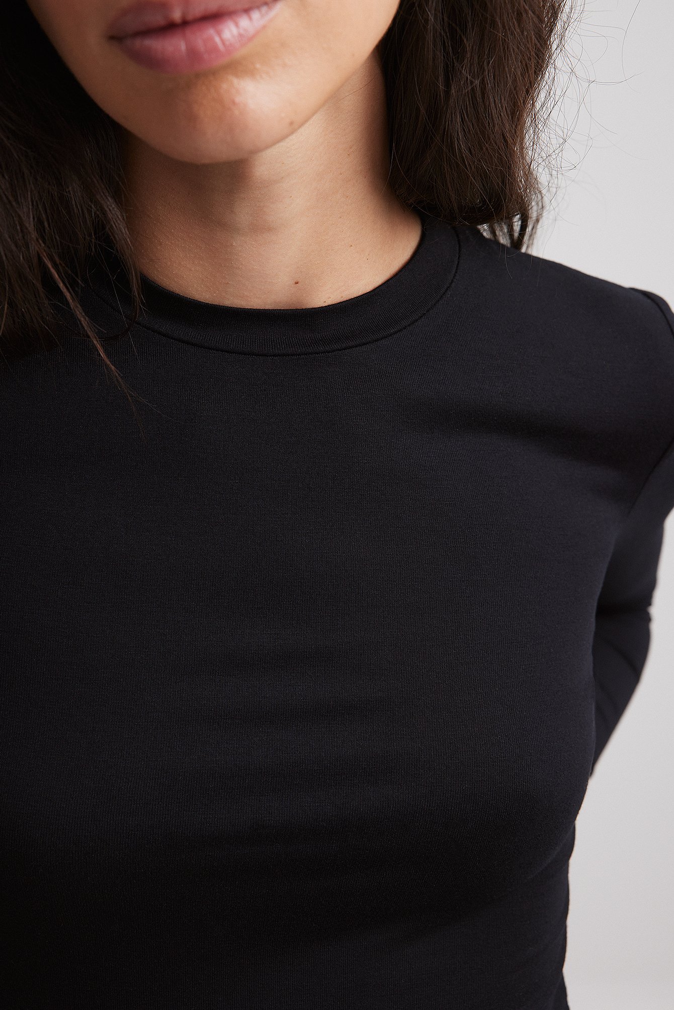 Langarmshirt mit Rundhalsausschnitt