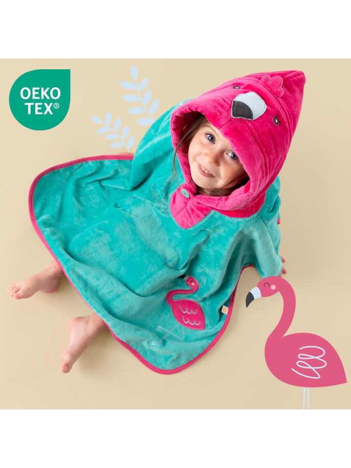 Schlummersack Frottee Badeponcho in Pink günstig kaufen