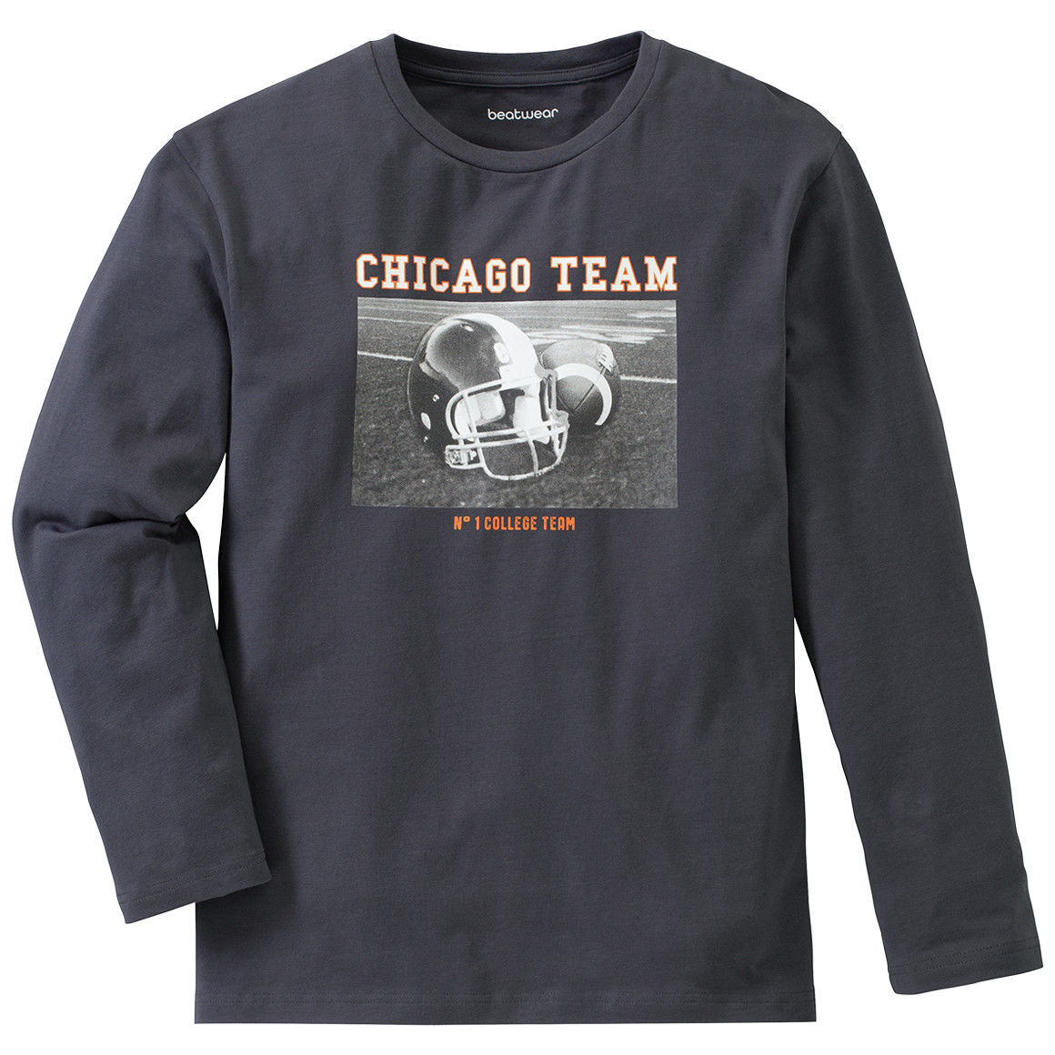 Jungen Langarmshirt mit Baseball-Print