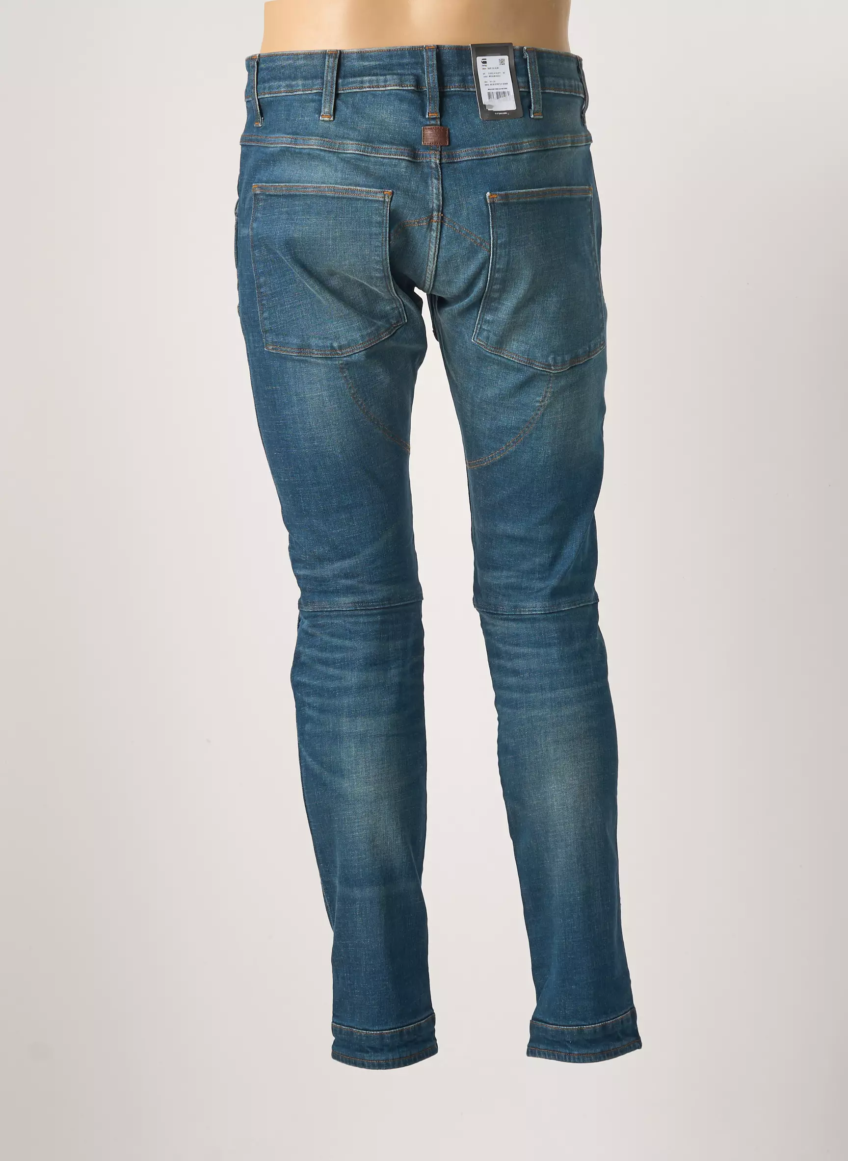 Raw 7 Jeans Coupe Slim Homme couleur bleu