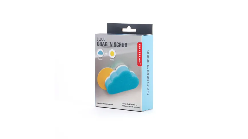 Kikkerland Schwamm Wolke + Halter