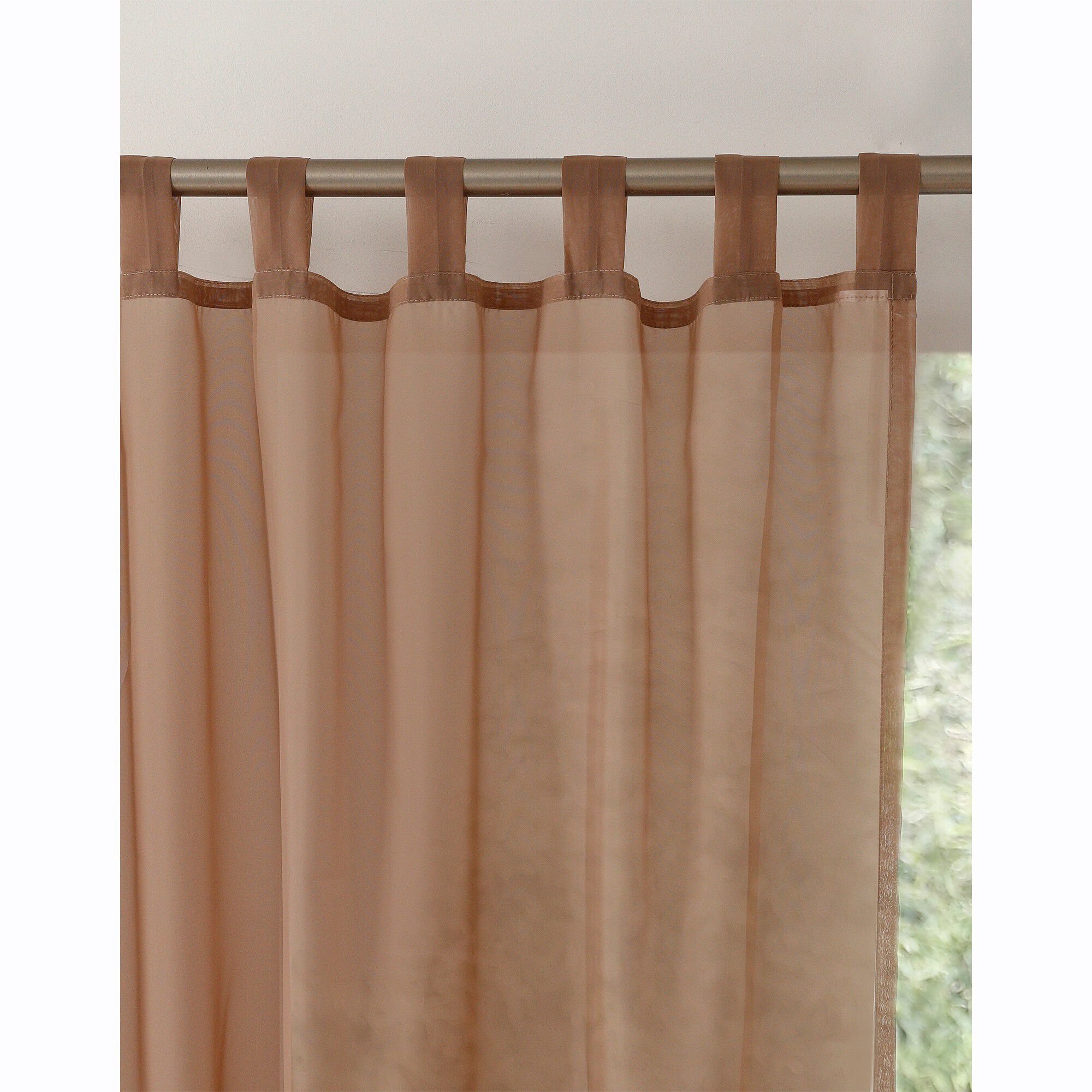 Panneau voile uni finition pattes