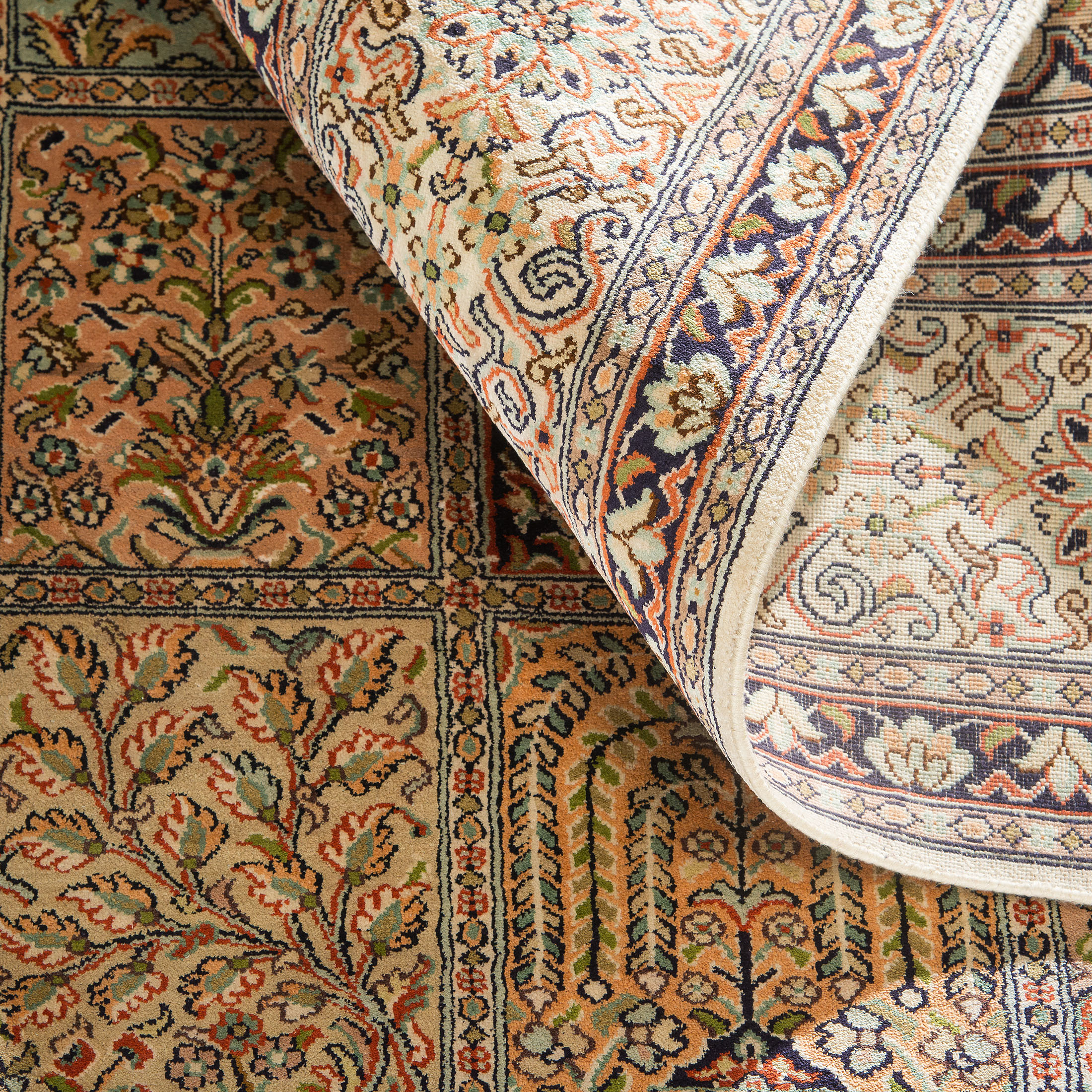 Kaschmir Seide 16/16 ca. 185 x 276 cm, Unikat / Einzelstück