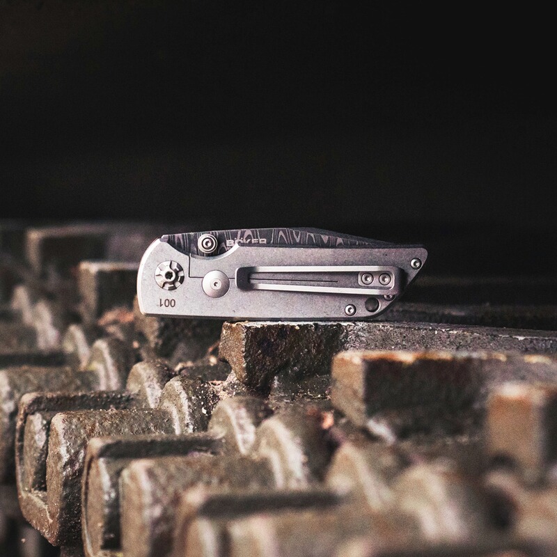 B&ouml;ker Taschenmesser M4 Sherman Damast