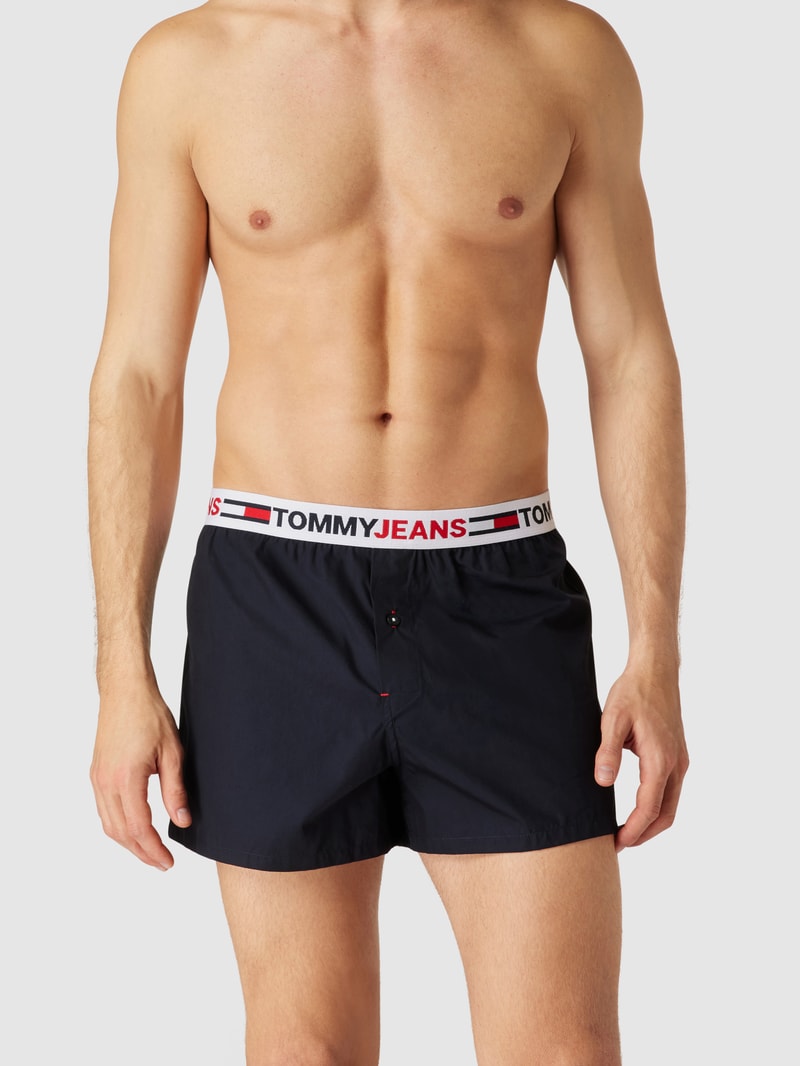 Boxershorts mit Logo-Bund in dunkelblau
