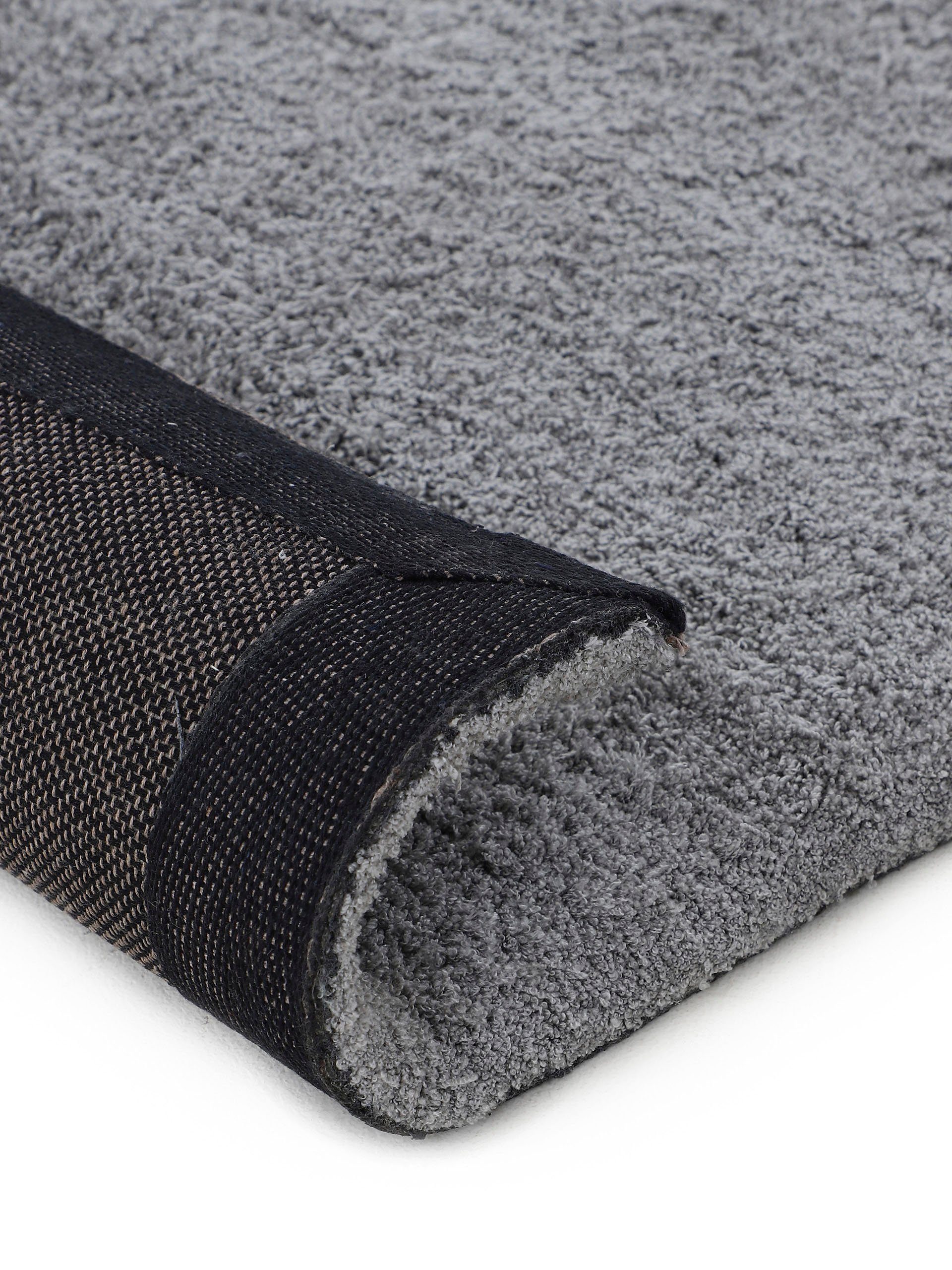 Teppich Silky, carpetfine, rund, Höhe: 20 mm, Shaggy, Langflor, uni, besonders weich, handarbeit
