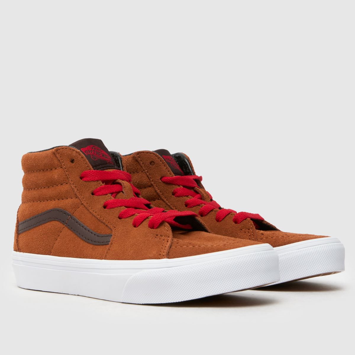 Vans bruna sk8-hi pojkar junior träningsskor