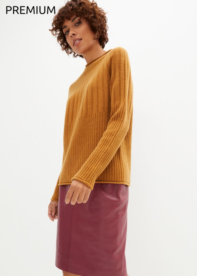 Wollpullover mit Good Cashmere Standard®-Anteil