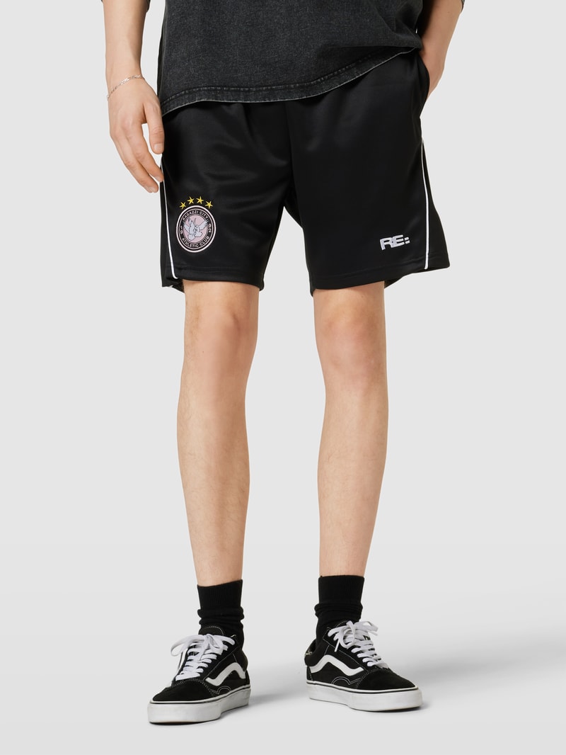 Shorts mit elastischem Bund - MATW x REVIEW Drop 10 in schwarz