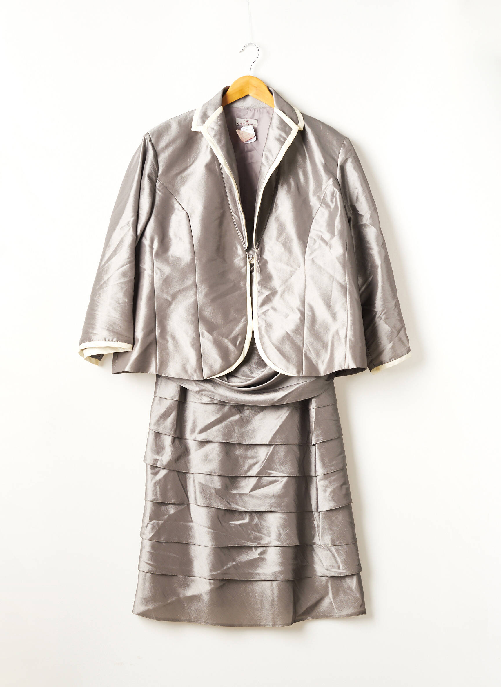 Creatif Paris Ensembles Robe Femme couleur gris