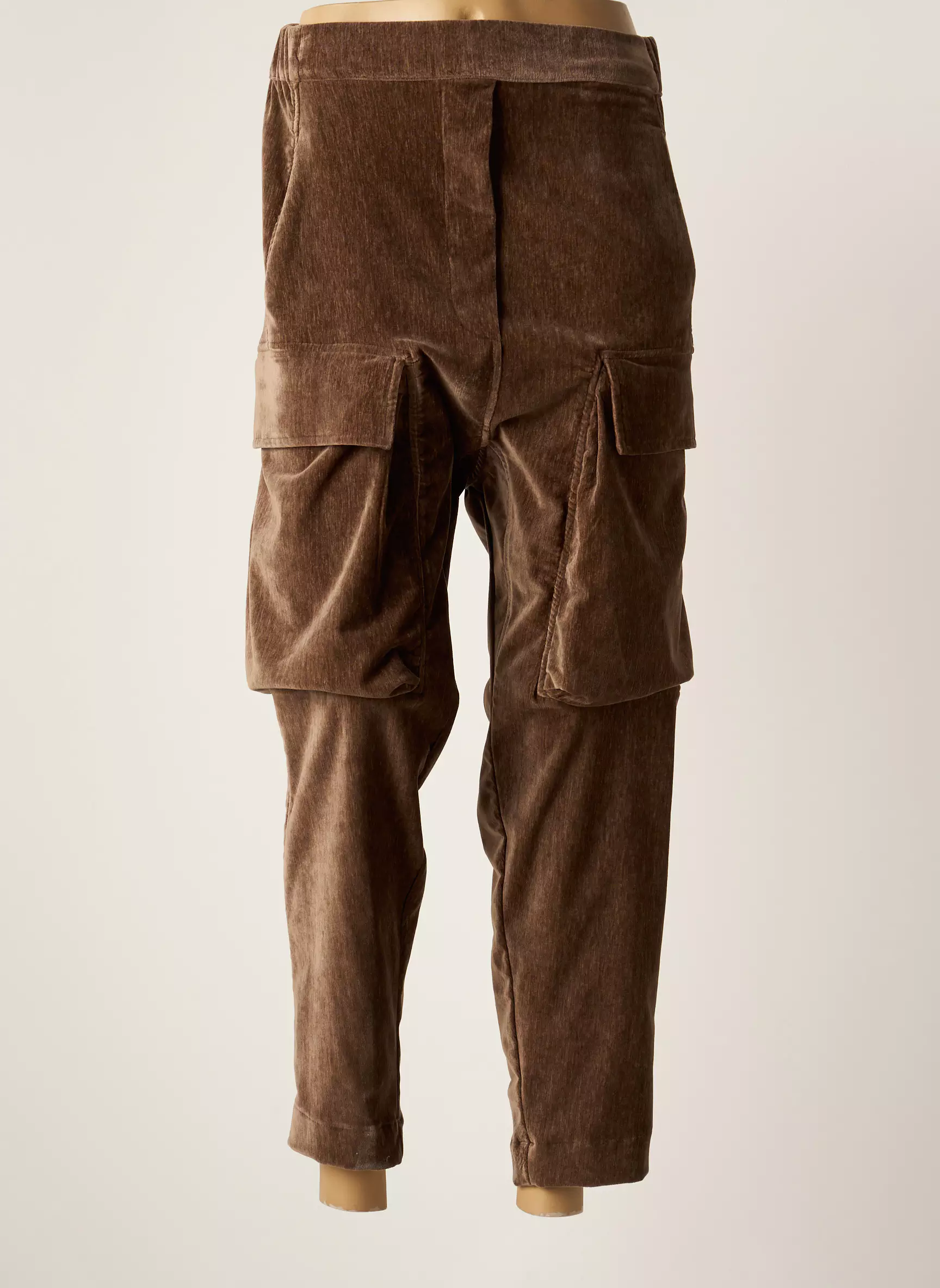 Urban By Alembika Pantalons Cargo Femme couleur marron