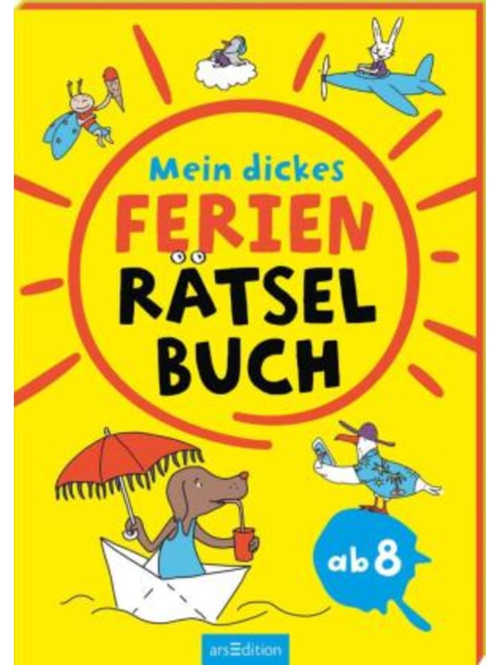 ars edition Buch - Mein dickes Ferien-Rätselbuch günstig kaufen onesize