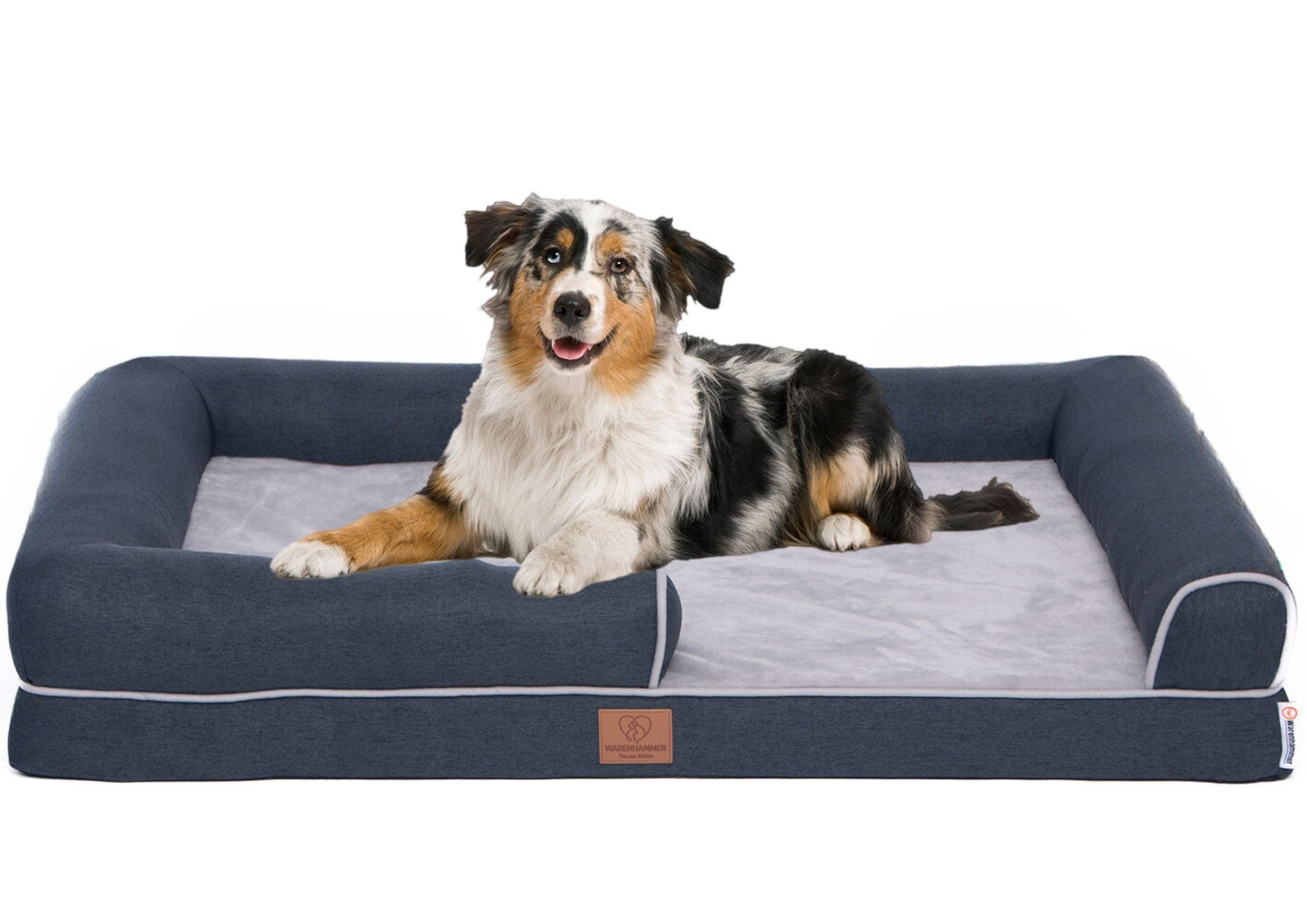 Warenhammer Tierbett Orthopädisches Premium Hundebett, flauschig weich, Abnehmbar,Waschbar, verschiedene Grössen