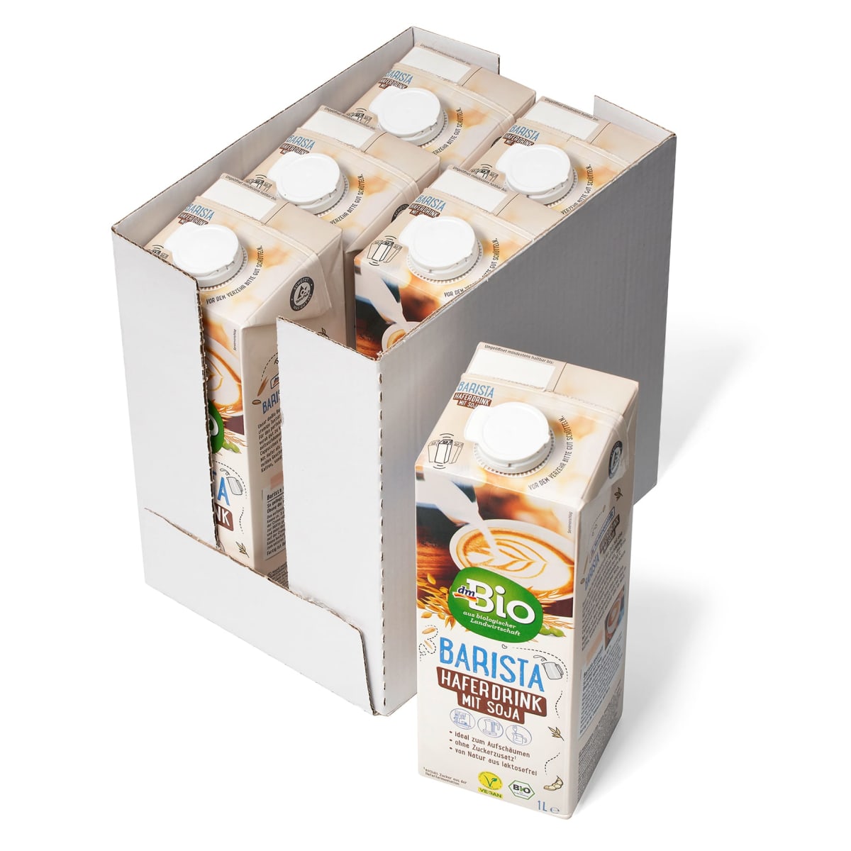 Barista Haferdrink mit Soja 6 x 1 Liter, 6 l
