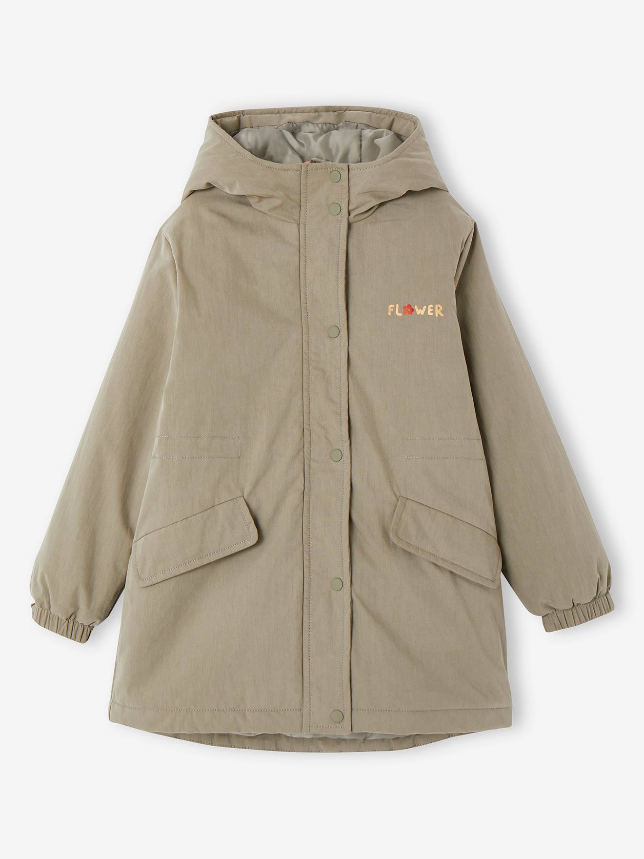 Vertbaudet Mädchen 3-in-1-Jacke mit Recycling-Polyester - rosa