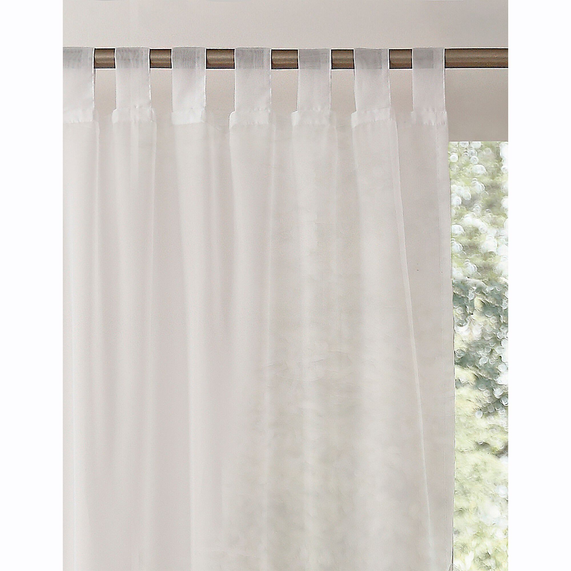 Panneau voile uni finition pattes