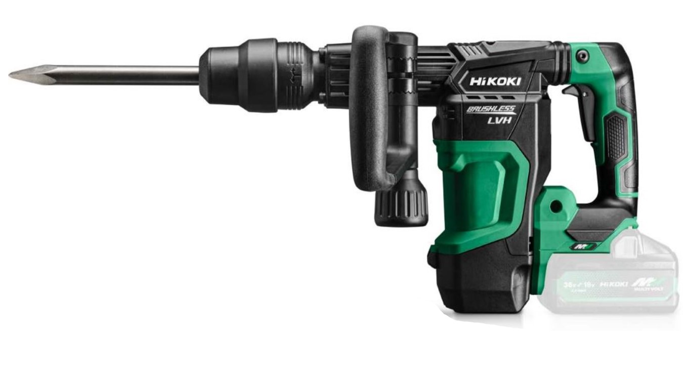 HiKOKI H3641DAW2Z Multivolt Sladdlös Rivningshammare 6,8J SDS-Max 36V exkl. batterier och laddare