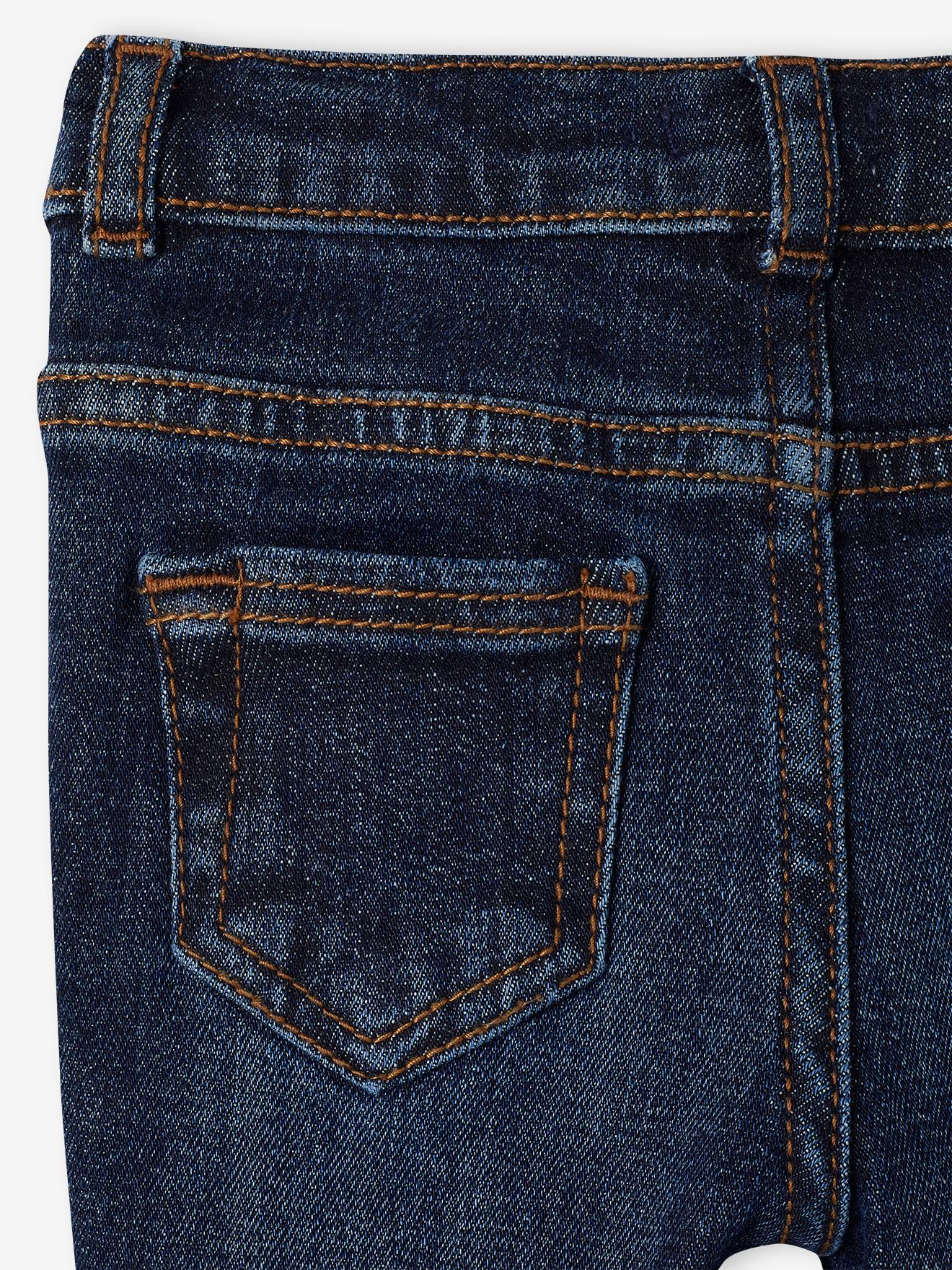Vertbaudet Gerade Baby Jeans BASIC Oeko-Tex - grauer denim