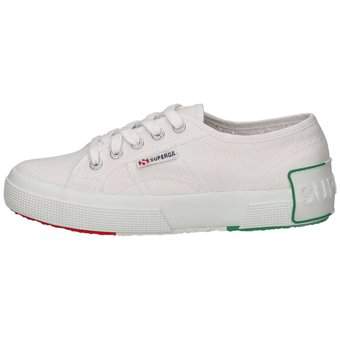 Superga Big Rubber Patch Sneaker in weiß