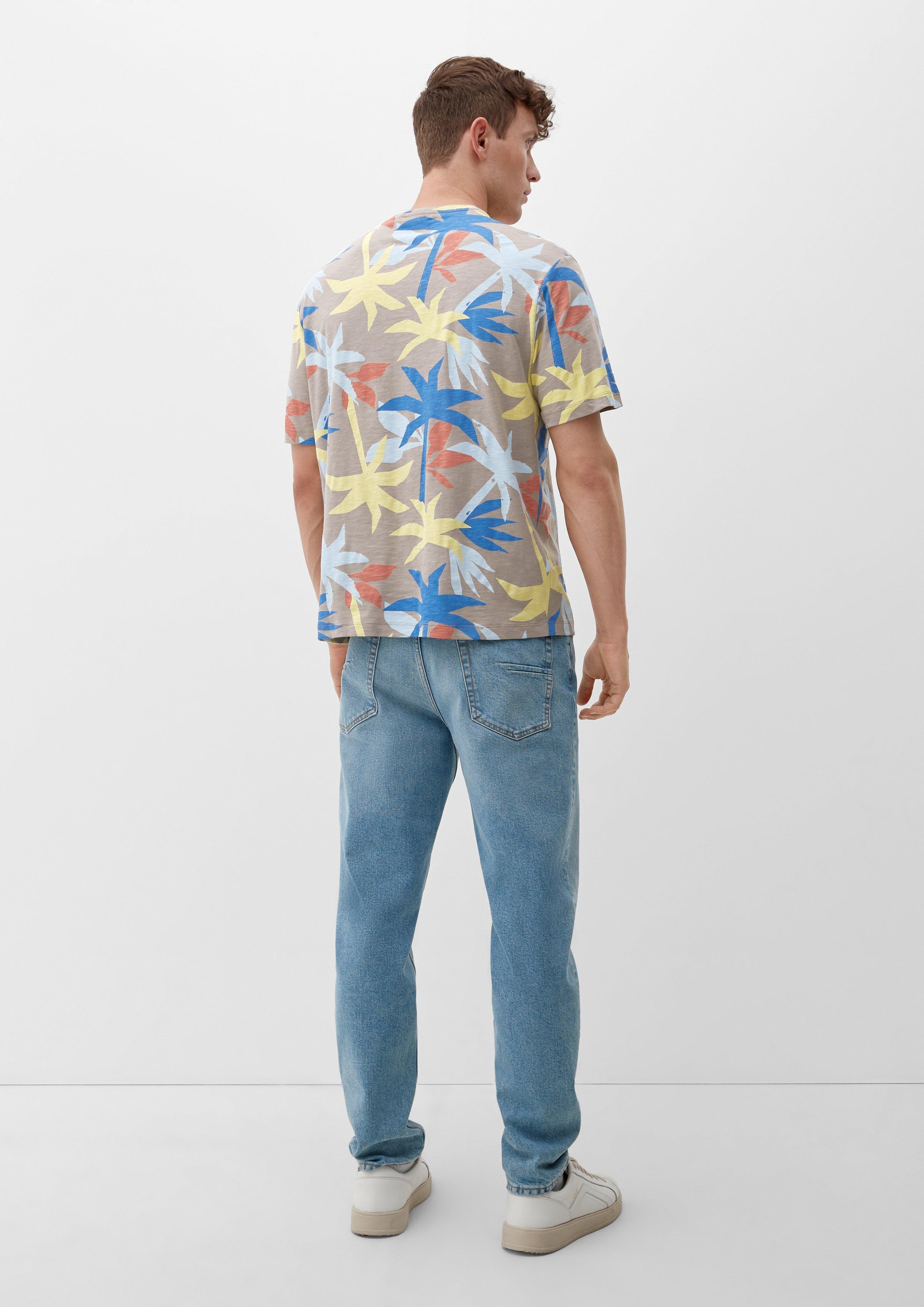 T-Shirt mit Alloverprint  2131377-81A2