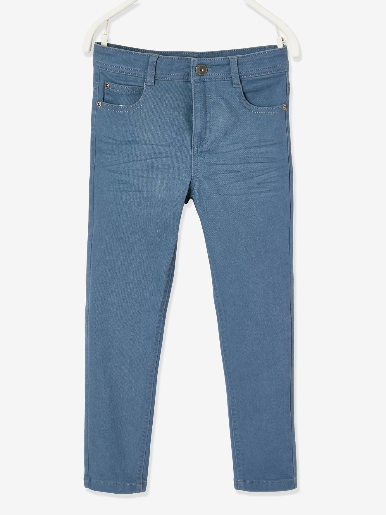 Pantalon slim MorphologiK tour de hanches LARGE garçon acajou