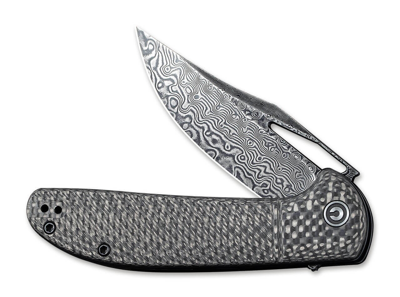 Ortis Damascus Carbon