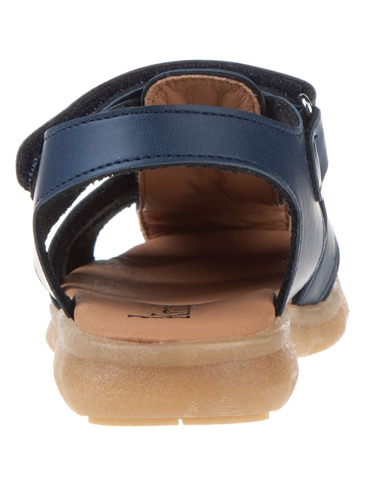 kmins Leder-Halbsandalen in Dunkelblau günstig kaufen