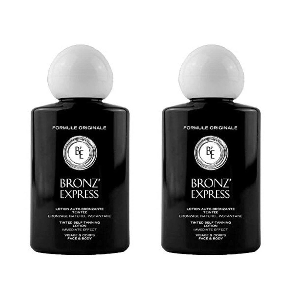 Acadèmie Selbstbräunungslotion 2x Academie Bronz Express Lotion Auto-Bronzante Teintee Selbstbräunung