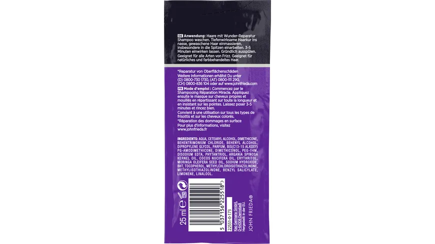 John Frieda Frizz Ease Wunder-Kur Sachet 25ml 25 ml