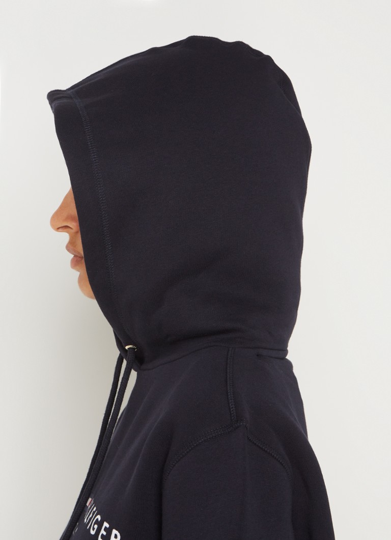 Hanorac din fleece cu logo brodat Tommy Hilfiger