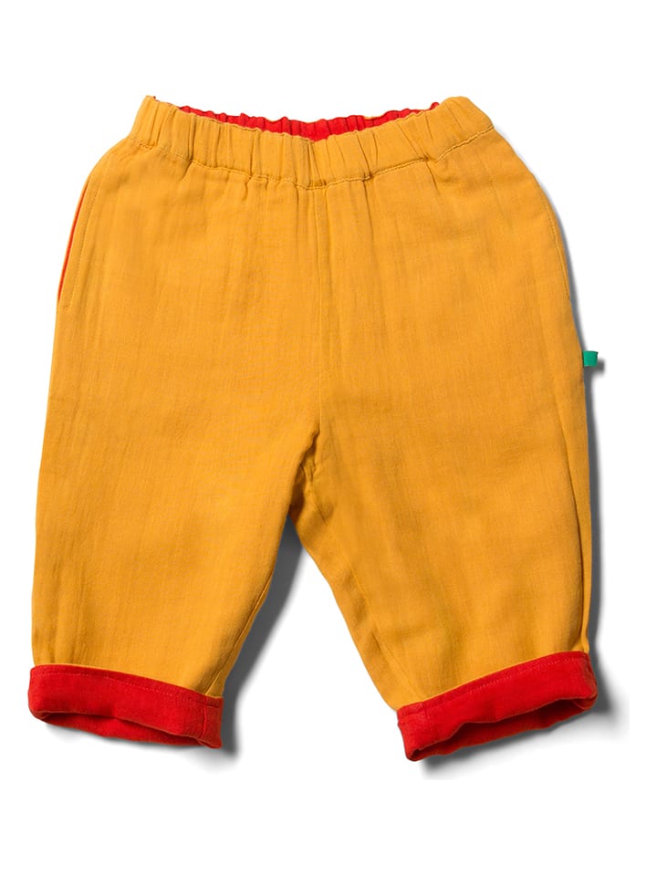 Little Green Radicals Wende-Hose in Senf/ Rot günstig kaufen