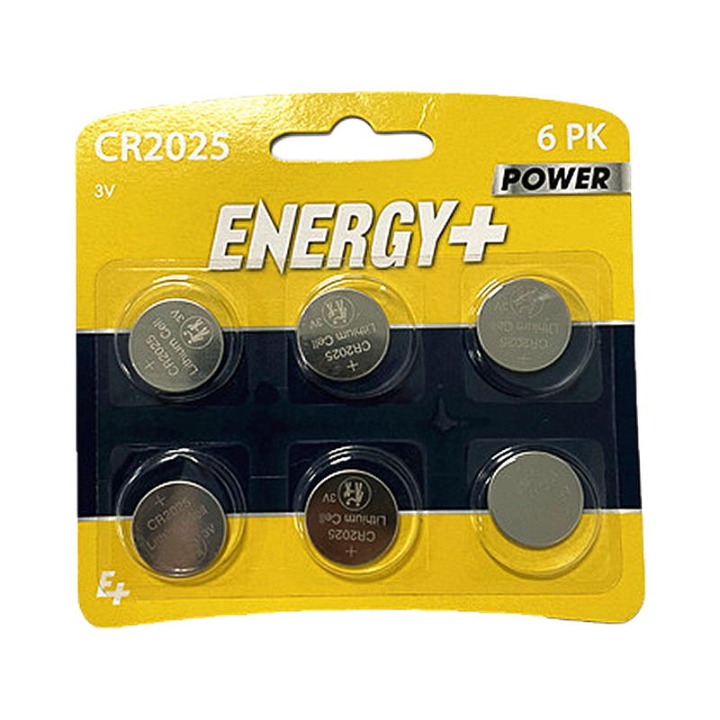 Energy Knappcellebatteri 6-pk, CR2025, Energy