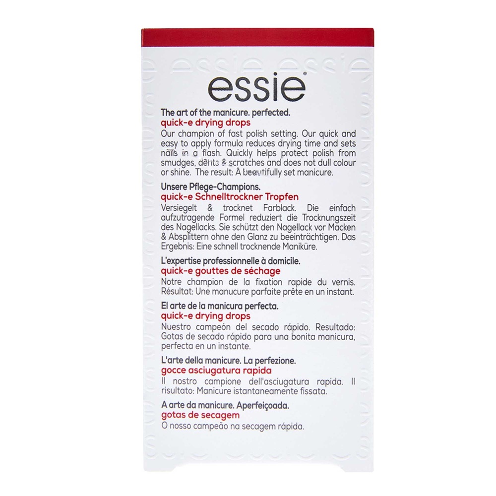 essie Quick-E Gouttes de Séchage Solution Séchage Ongles