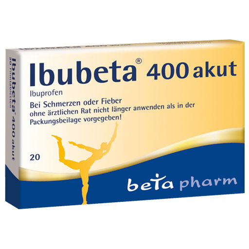 IBUBETA 400 akut Filmtabletten  20 St  Filmtabletten
