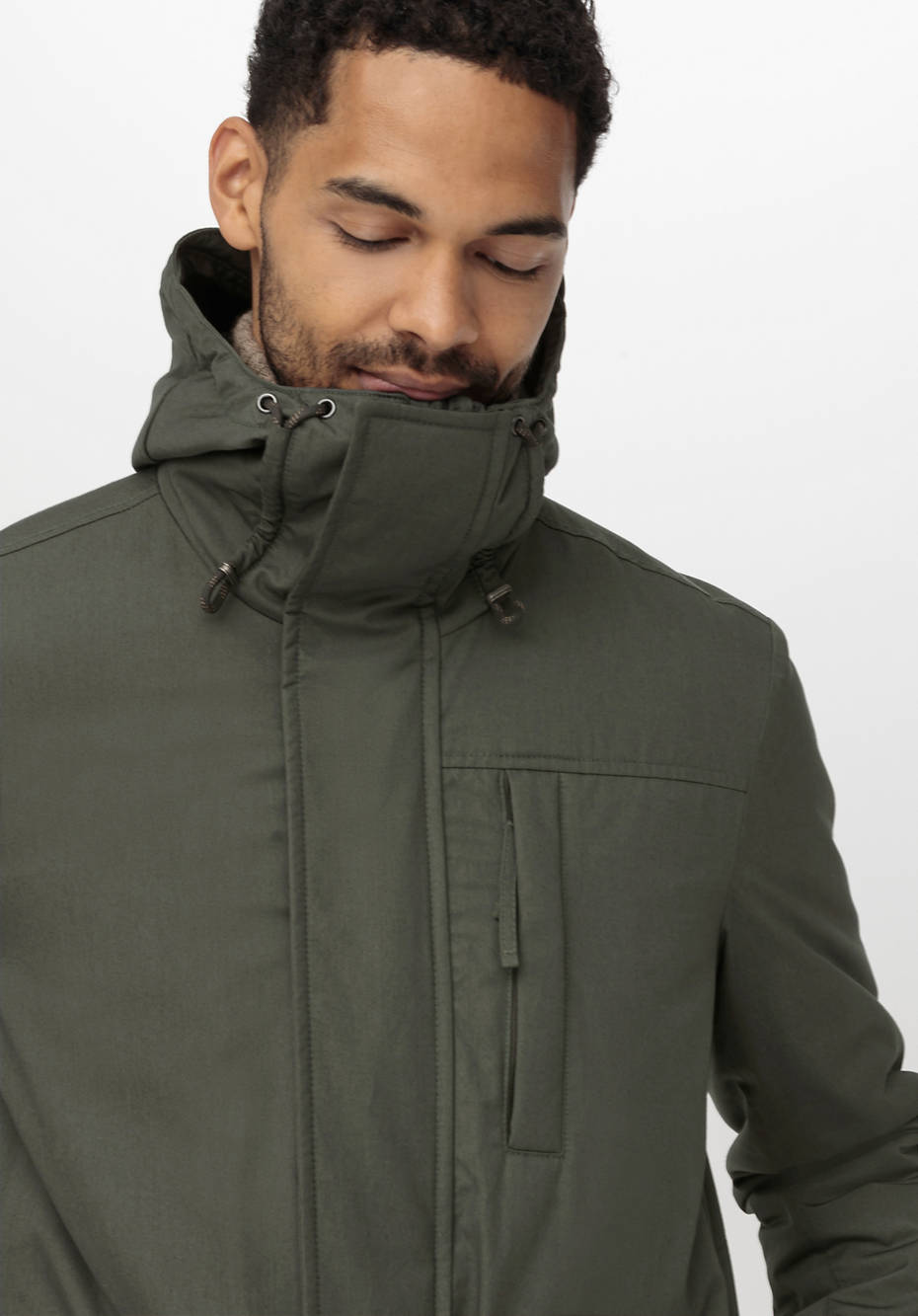 Nature Shell Parka mit Schurwoll-Hanf-Wattierung