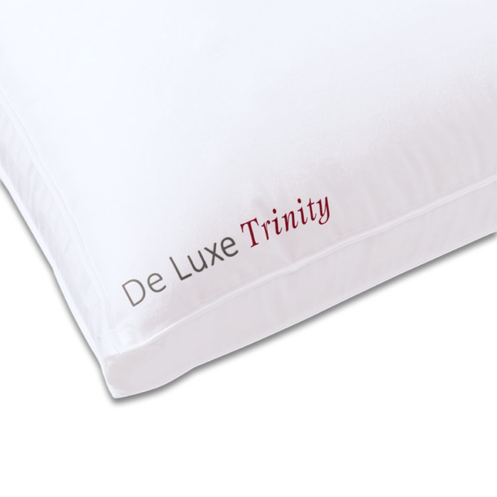 3-Kammer-Kopfkissen Trio Kissen De Luxe Trinity mittel, Kauffmann, Füllung: Außenkammer: 100% Gänsedaunen, Innenkammer: 100% Gänsefedern, Bezug: 100% Baumwolle, allergikerfreundlich