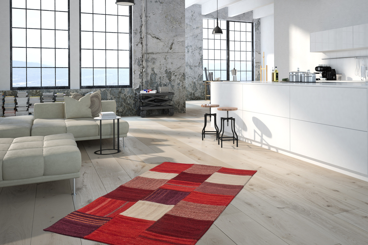 Kayoom Teppich Radical 230 Rot / Multi