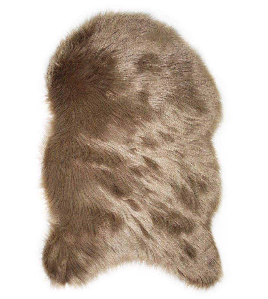 Fellteppich Kunst-Schaffell taupe (11830) (600017), KMH