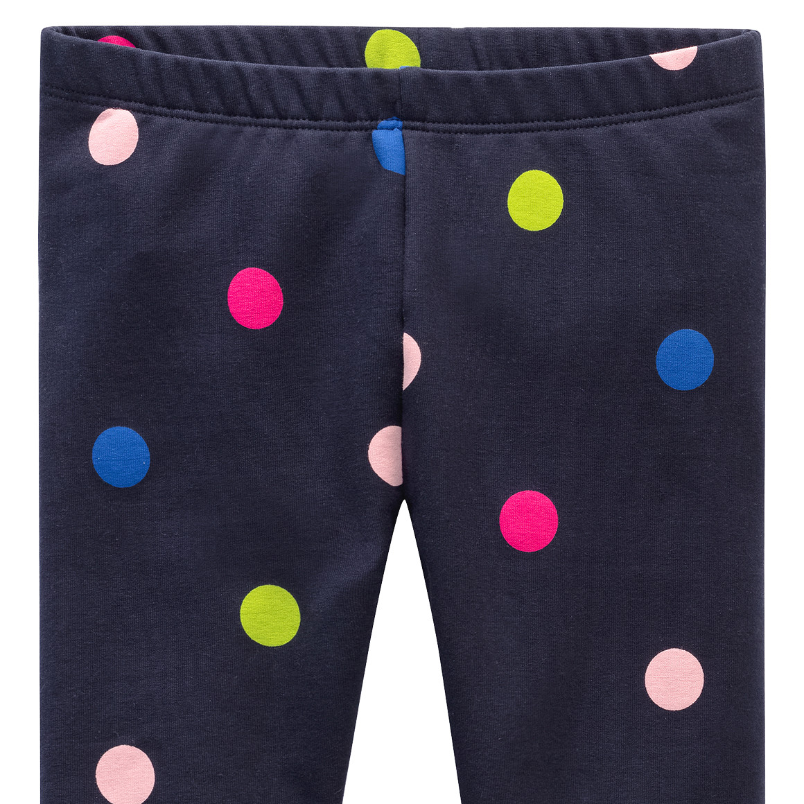 Baby Sweatleggings mit bunten Punkten