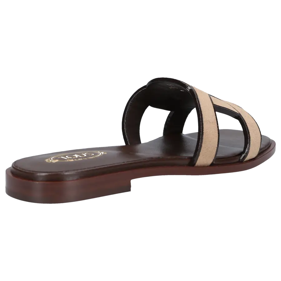 Tod's - Pantoletten W70K0 Veloursleder - beige