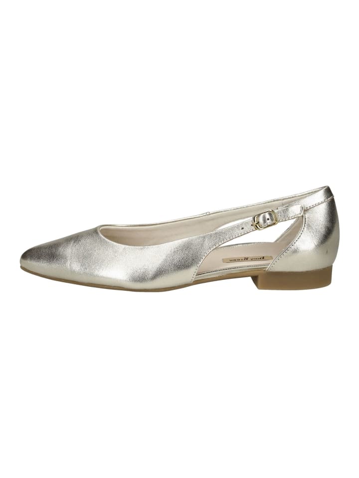 Paul Green Ballerinas in Platin günstig kaufen