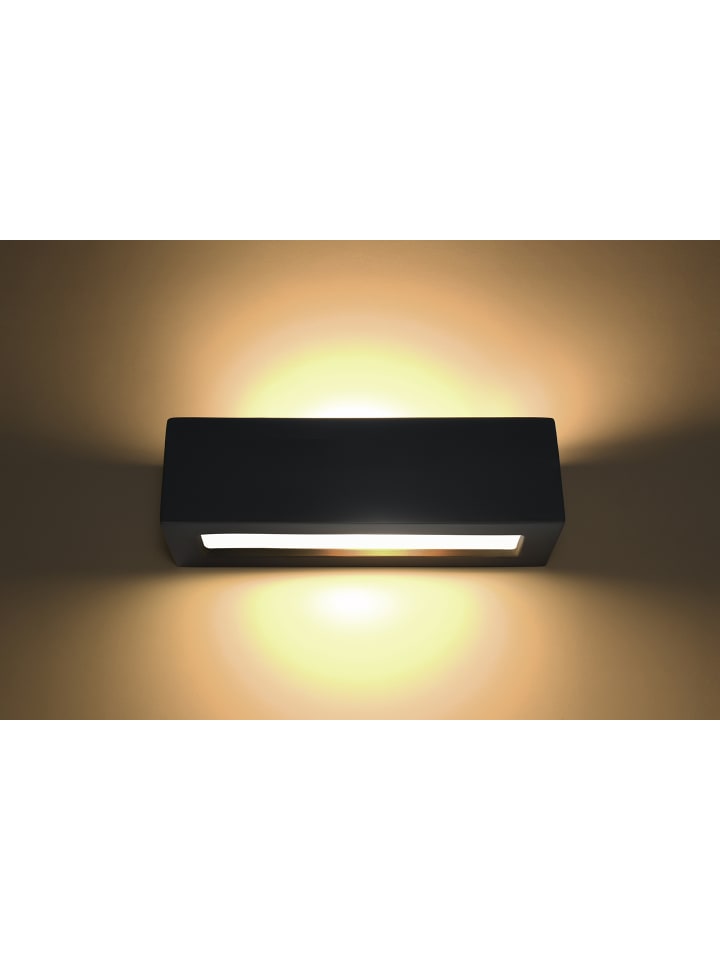 Nice Lamps Wandleuchte Keramik VEGA in Schwarz rechteckig moderne Lampe E27 LED NICE LAMPS günstig kaufen onesize