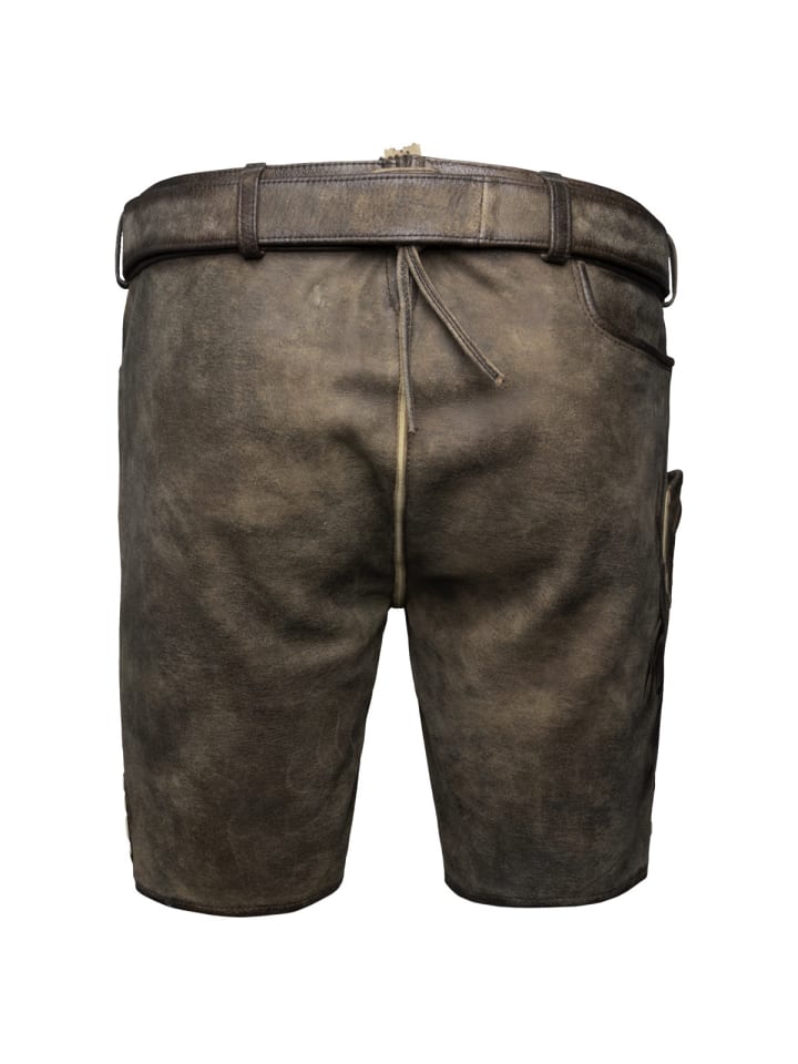 Spieth & Wensky Lederhose Demos in dunkelbraun günstig kaufen