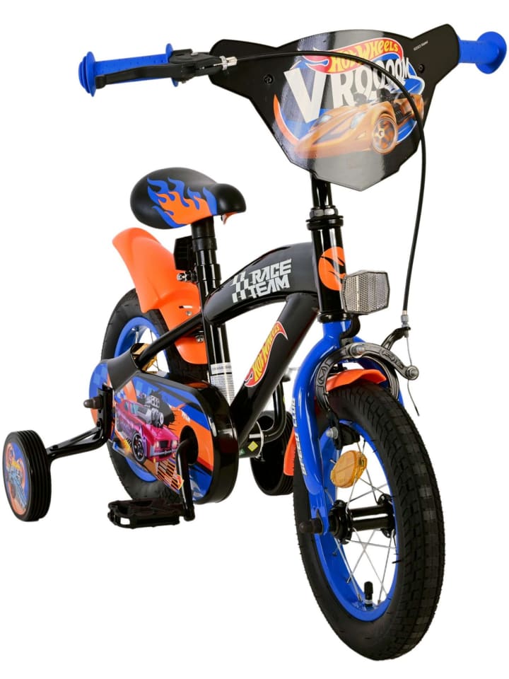 Volare Kinderfahrrad Hot Wheels für Jungen Fahrrad 12 Zoll Kinderrad Schwarz 3 Jahre günstig kaufen onesize