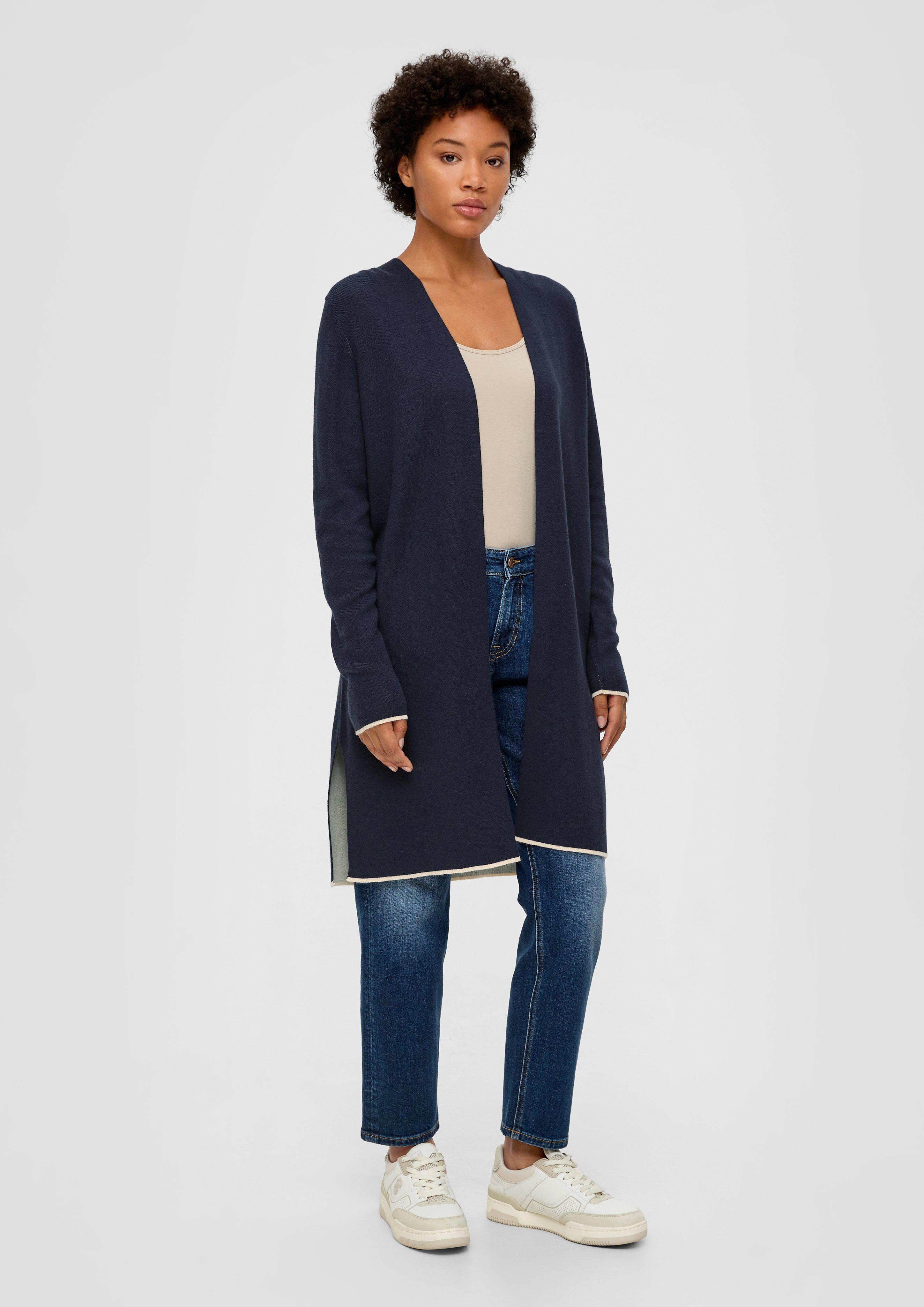Long-Cardigan in Doubleface-Qualität  2138536-5959