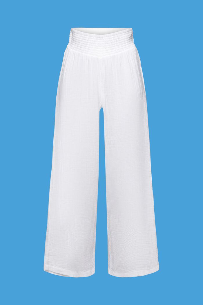 Hose mit weitem Bein, 100 % Baumwolle