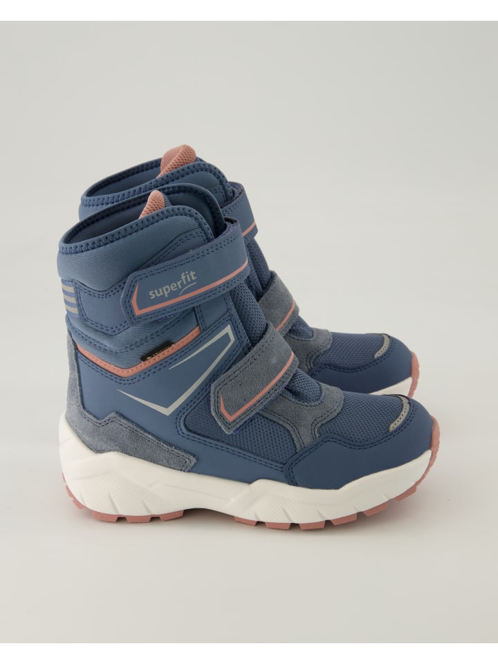 superfit Schnürstiefel in Blau günstig kaufen